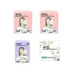 [SALLY'S LAW] Sanitary Pads Signiture Slim Fit Medium 2packs+Overnight 1pack+Panty liner 1pack - 100% PLA Cover, Stylish line with adhesion, Eucalyptus Scent - Made in Korea